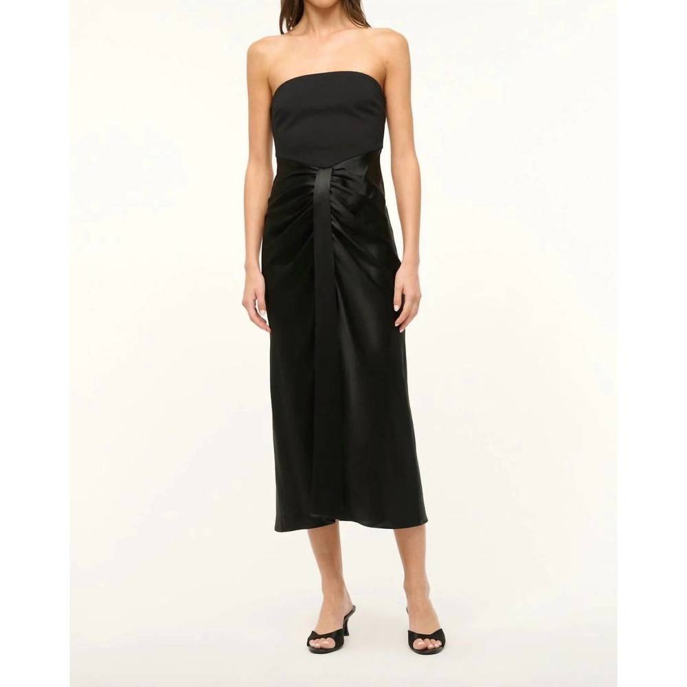 NEW STAUD wayfaring dress in black